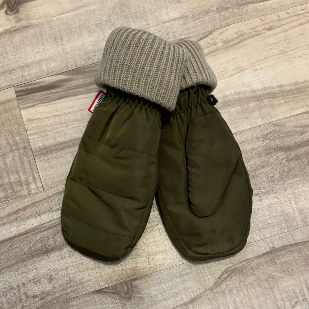 Hunter Quilted Logo Mittens